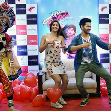 Friday Friday sings Typhoo as Varun and Alia danced to Saturday Saturday! Good Fun and Great Taste!