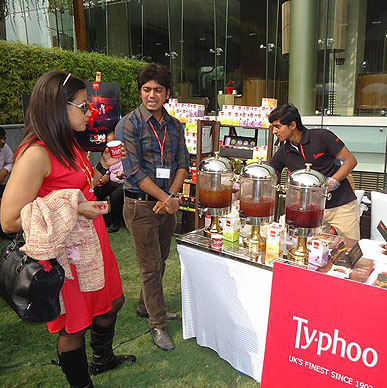 Winter mornings starts with The Power of T ! Typhoo at Gurgaon Farmers Market, one-of-a kind open air whole foods market at Westin Gurgaon