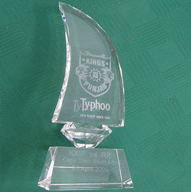 Typhoo loves its team and happy to give out its Man of the Match trophy - IPL 2009