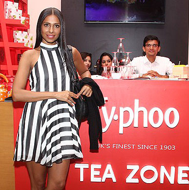  Typhoo brings out the much needed relaxing smile on model Candice Pintos face, a perfect Power of T