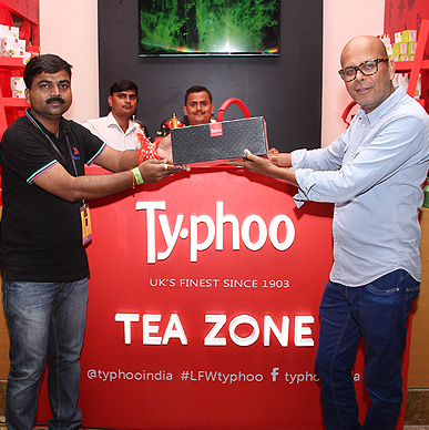 Narendra Kumar fell in love with the variants of Typhoo at Lakme Fashion Week Tea Zone