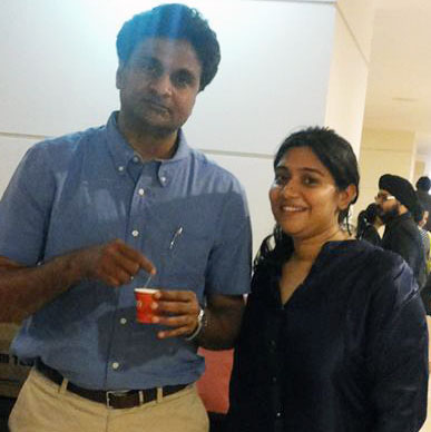 Pictures we love ! People who care for and enjoy Typhoo! and Typhoo too loves the ever smiling talented Javagal Srinath