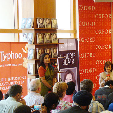  Typhoo cheers a good book, Cherie Blair's  'Speaking for Myself' - Oxford Bookstore Connaught Place